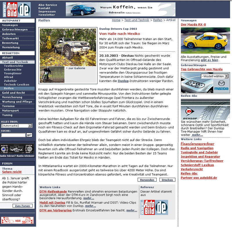 Autobild-Bericht
